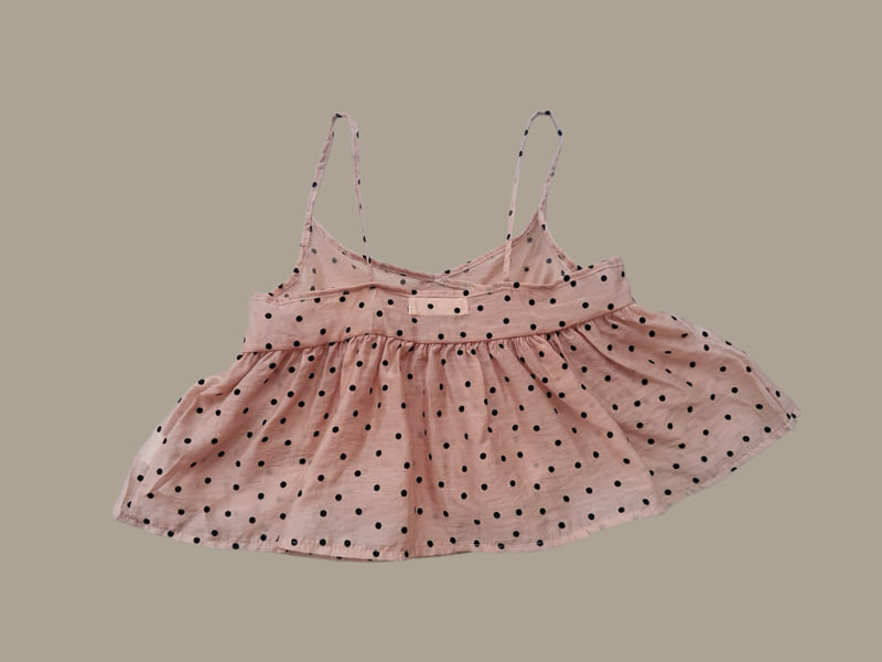 Dore Dore - Korean Children Fashion - #childofig - Dot See-through Bustier - 4