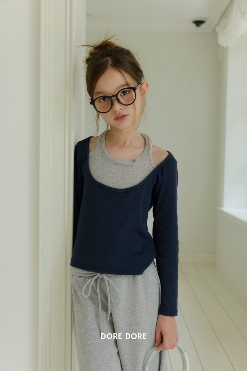 Dore Dore - Korean Children Fashion - #childrensboutique - Halter Layered Tee - 10