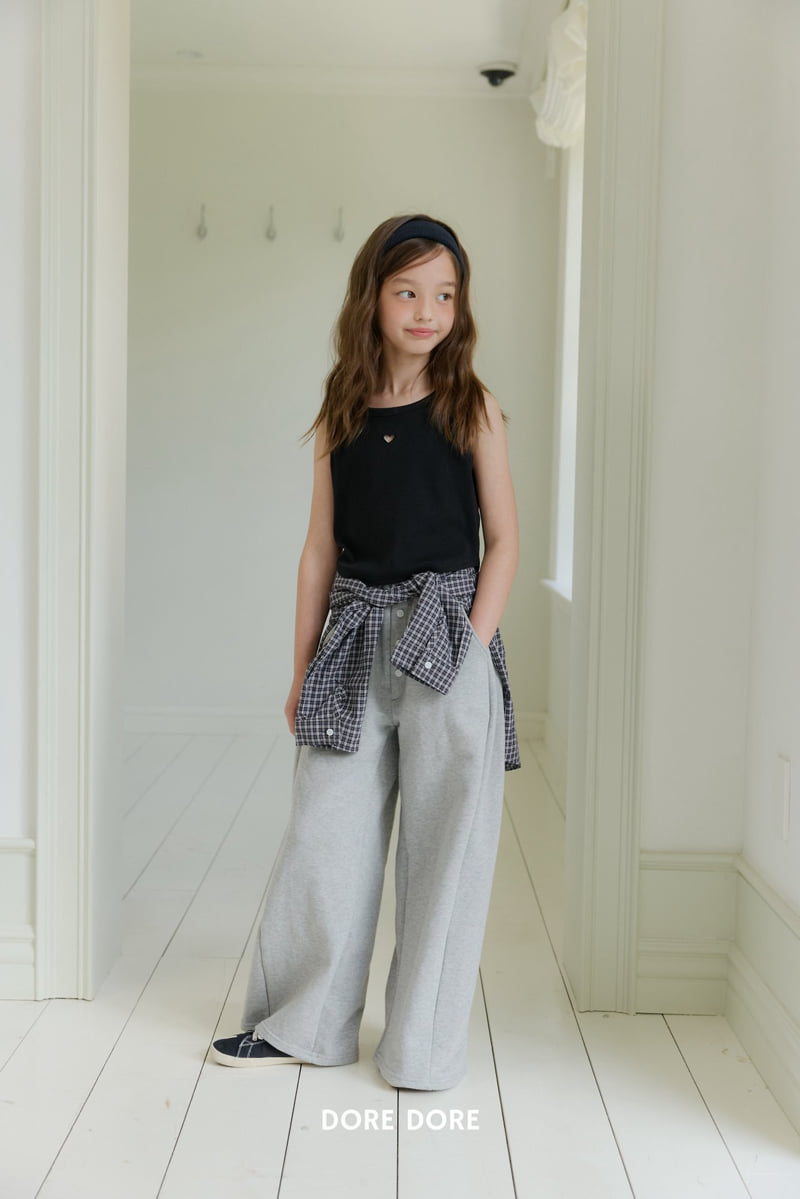 Dore Dore - Korean Children Fashion - #childrensboutique - Punching Heart Sleeveless