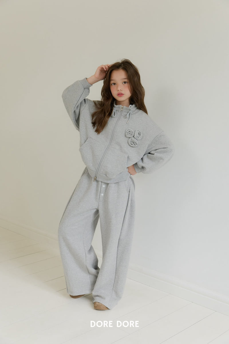 Dore Dore - Korean Children Fashion - #childrensboutique - Corsage 2-Way Zip-Up - 8