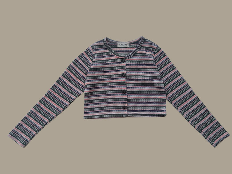 Dore Dore - Korean Children Fashion - #childrensboutique - Ribbon Button Cardigan - 3