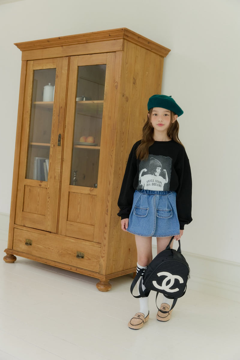 Dore Dore - Korean Children Fashion - #designkidswear - Jessica Denim Skirt Pants - 10