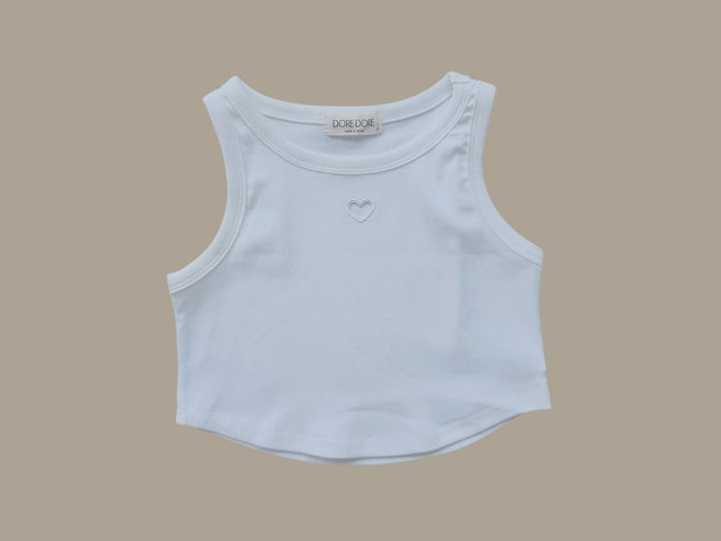 Dore Dore - Korean Children Fashion - #discoveringself - Punching Heart Sleeveless - 3
