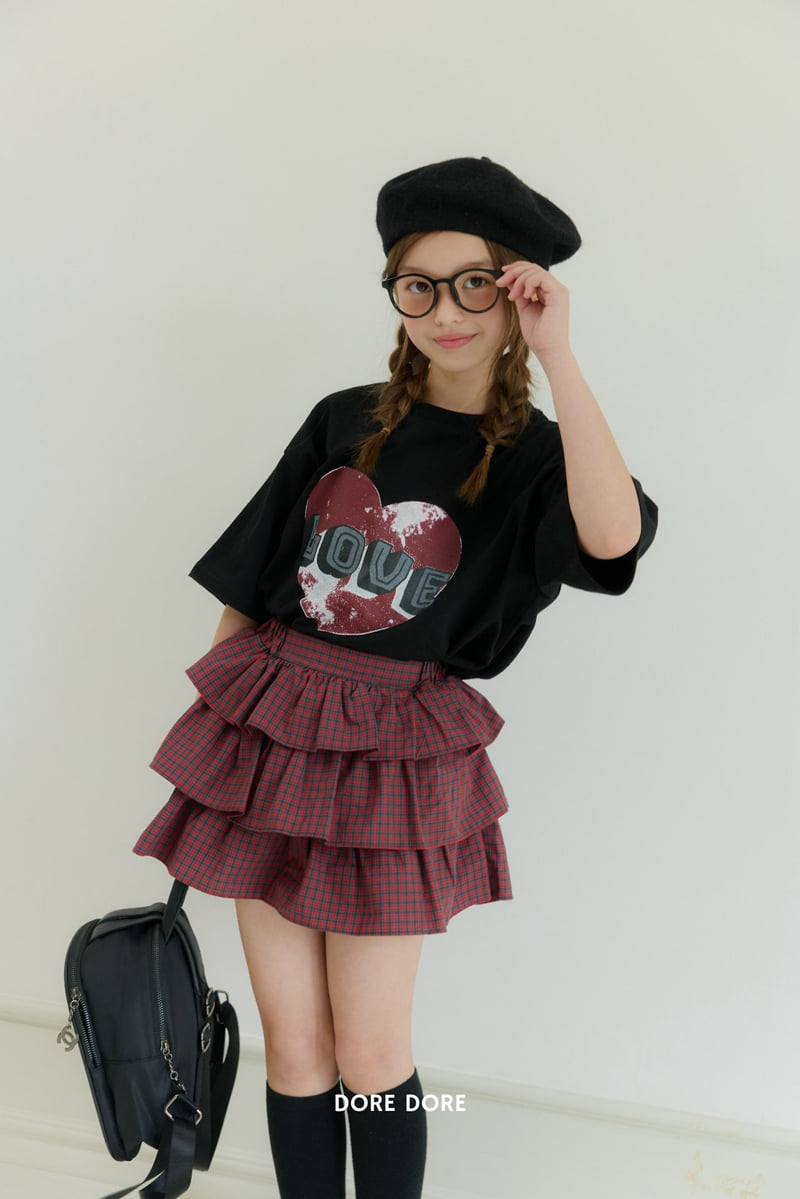 Dore Dore - Korean Children Fashion - #discoveringself - Love Half-Sleeve Tee - 9