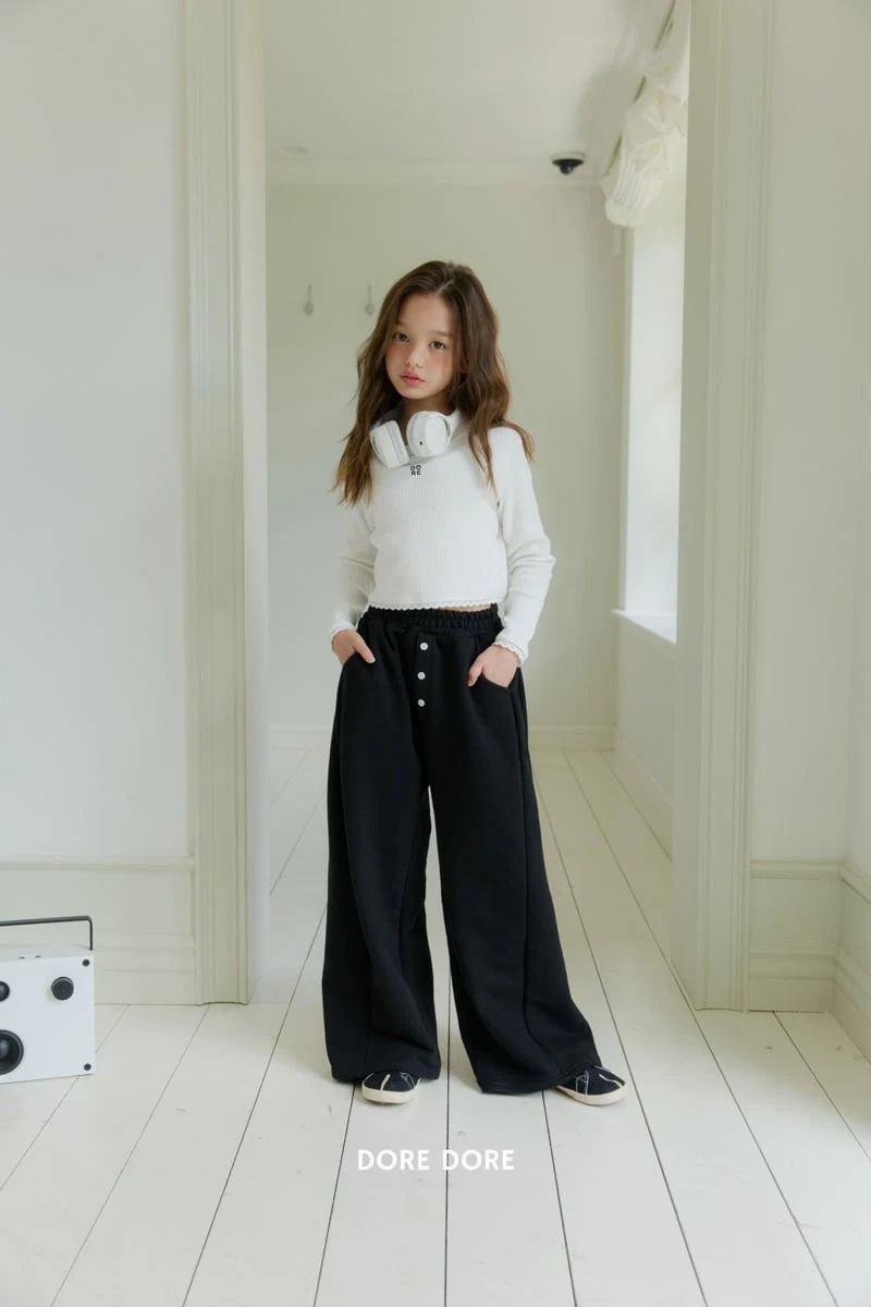 Dore Dore - Korean Children Fashion - #discoveringself - Button Balloon Pants