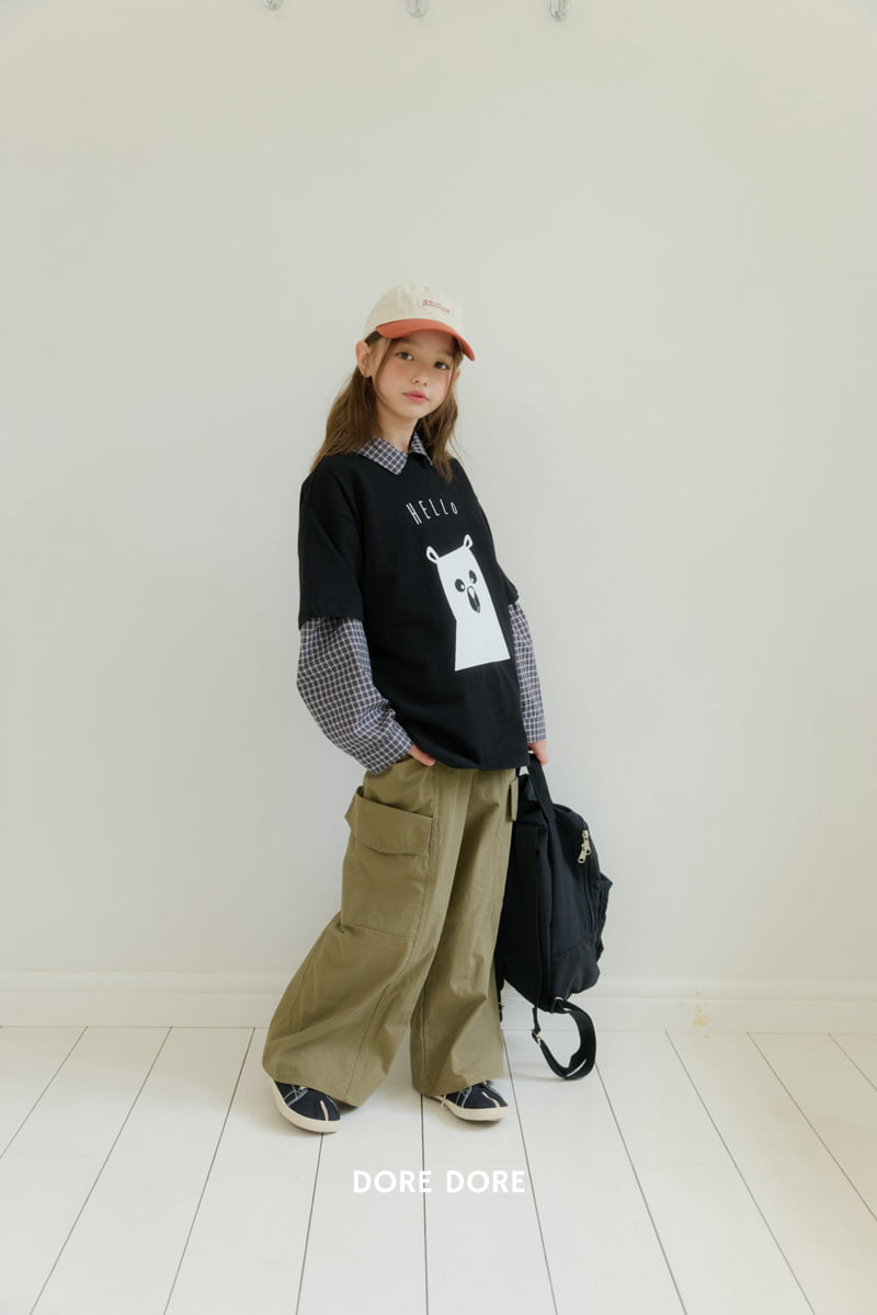 Dore Dore - Korean Children Fashion - #kidsshorts - Hello Bear Tee - 9