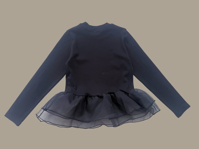 Dore Dore - Korean Children Fashion - #fashionkids - Ripple Sheer Tee - 4