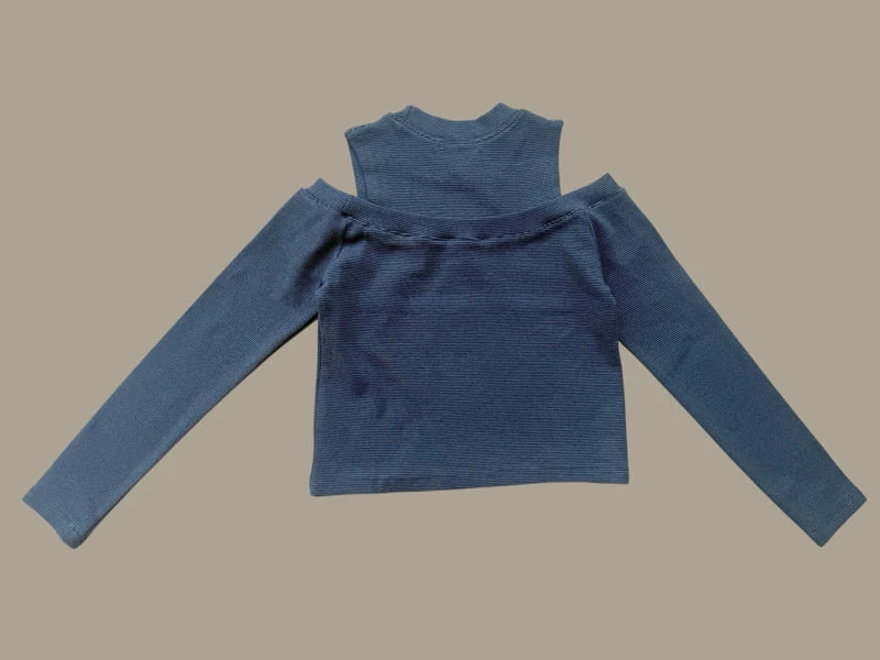 Dore Dore - Korean Children Fashion - #kidsshorts - Low Off-Shoulder Tee - 6