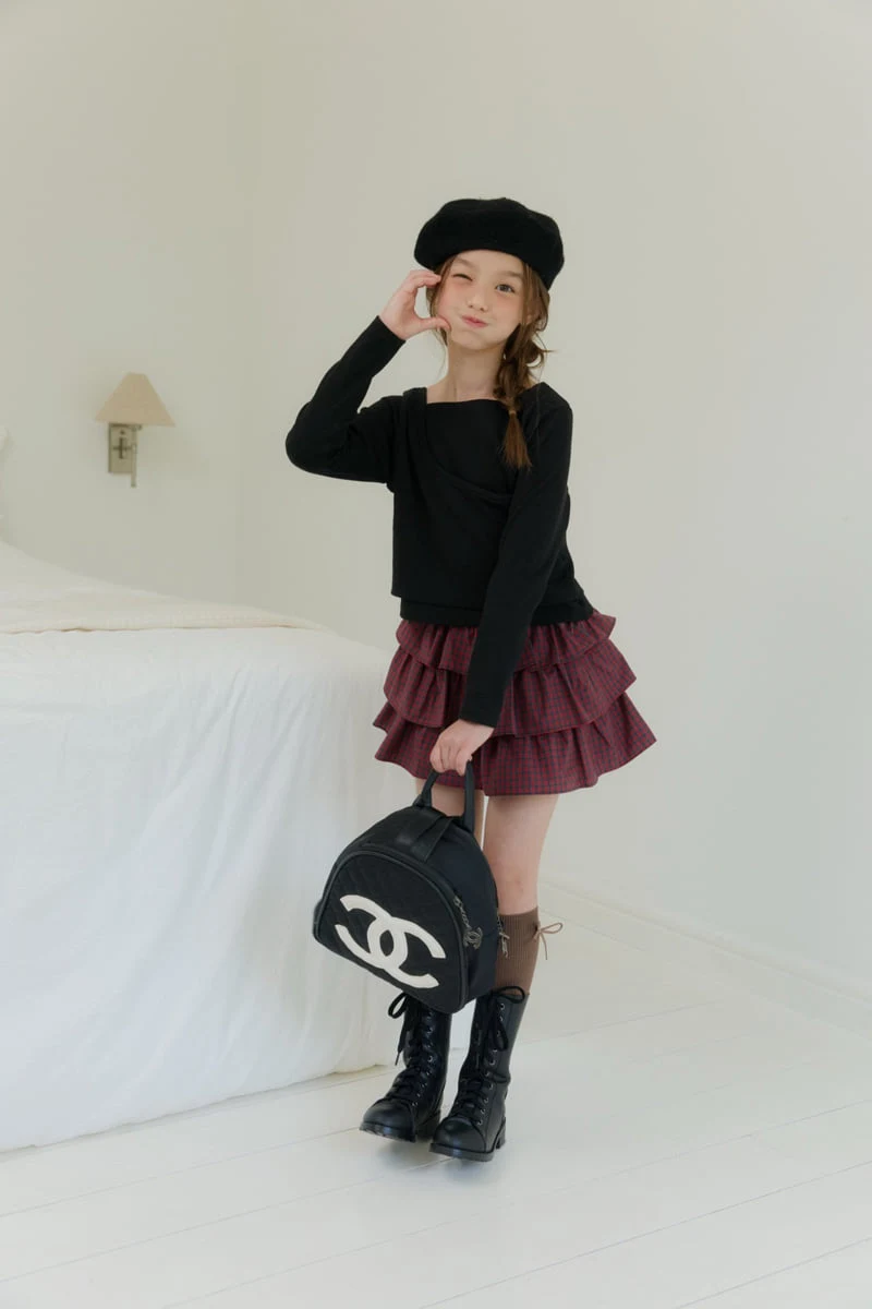 Dore Dore - Korean Children Fashion - #kidsshorts - Core Layered Tee - 12
