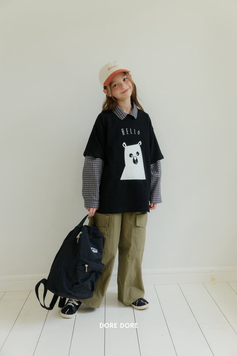 Dore Dore - Korean Children Fashion - #kidsstore - Hello Bear Tee - 10