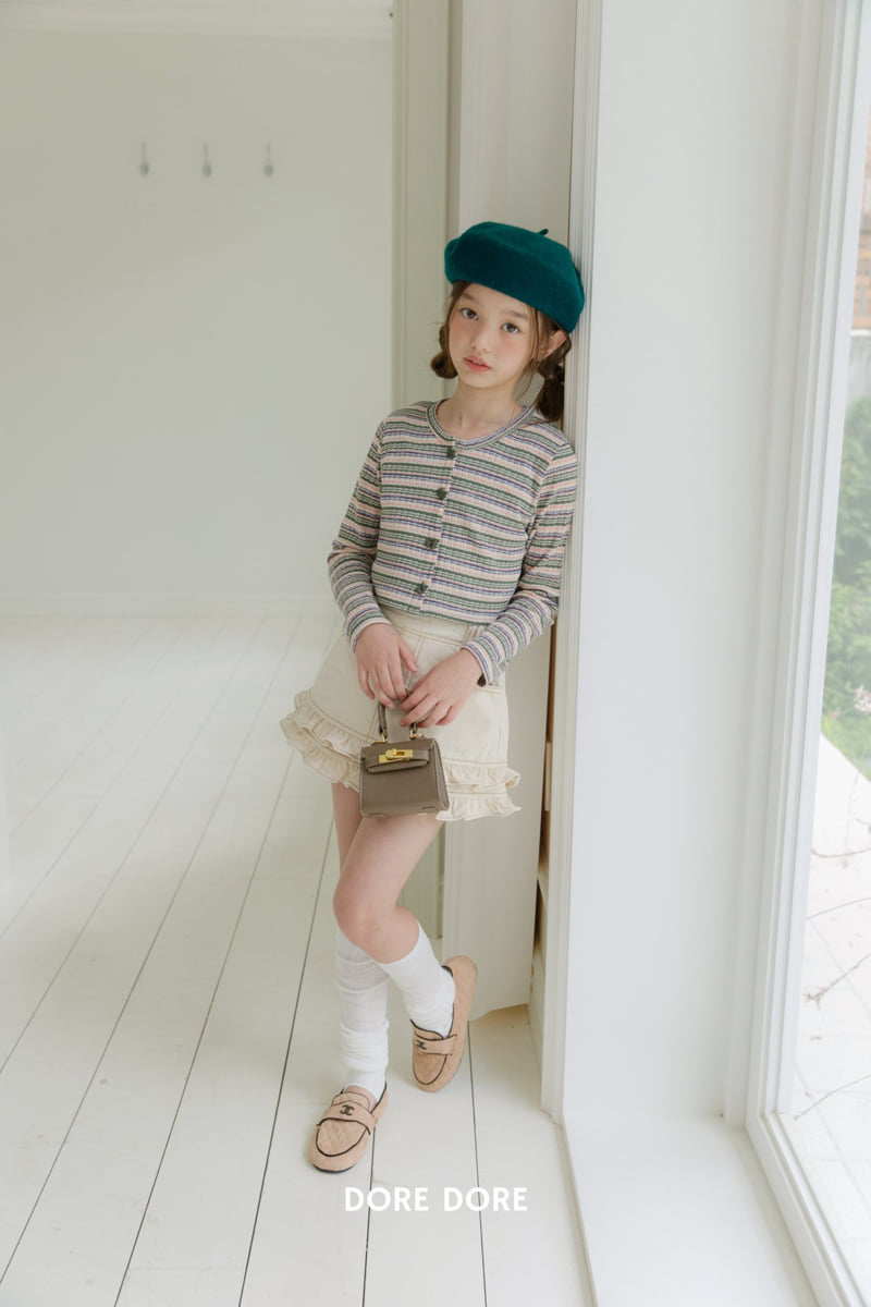 Dore Dore - Korean Children Fashion - #kidsstore - Ribbon Button Cardigan - 8
