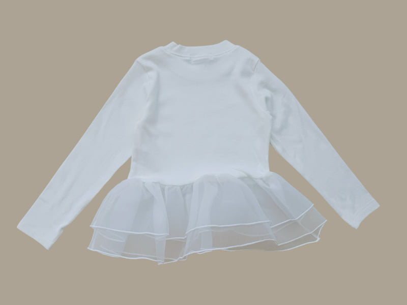 Dore Dore - Korean Children Fashion - #kidzfashiontrend - Ripple Sheer Tee - 6