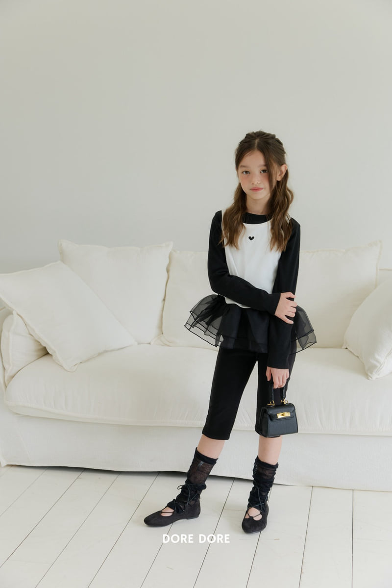 Dore Dore - Korean Children Fashion - #littlefashionista - Ripple Sheer Tee - 8