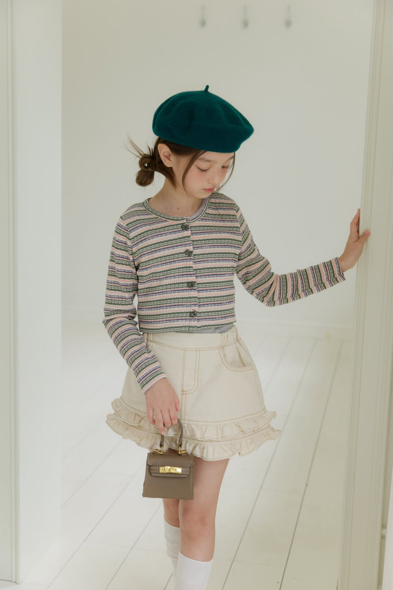 Dore Dore - Korean Children Fashion - #littlefashionista - Ribbon Button Cardigan - 11