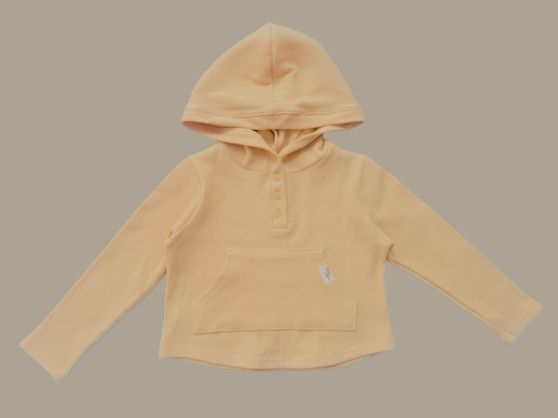 Dore Dore - Korean Children Fashion - #littlefashionista - Waffle Hooded Tee - 3