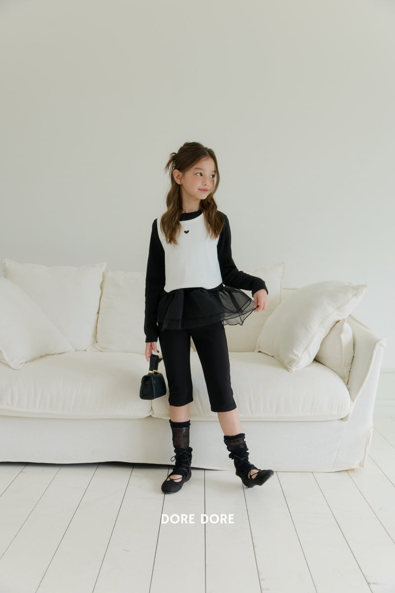 Dore Dore - Korean Children Fashion - #magicofchildhood - Ripple Sheer Tee - 9