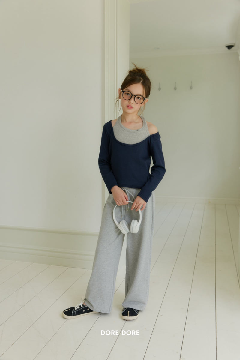 Dore Dore - Korean Children Fashion - #magicofchildhood - Folding Wide Pants - 9