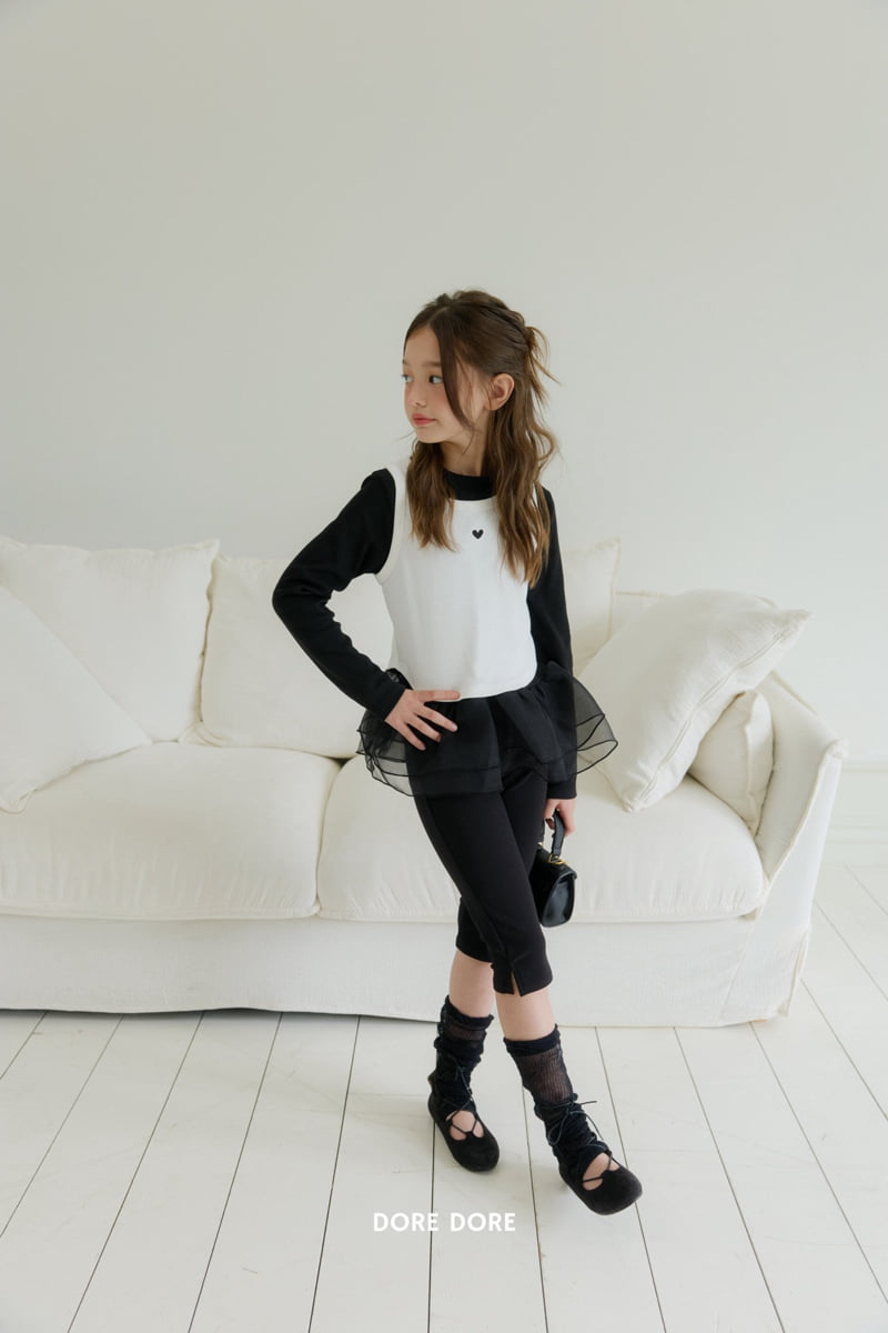 Dore Dore - Korean Children Fashion - #minifashionista - Ripple Sheer Tee - 10