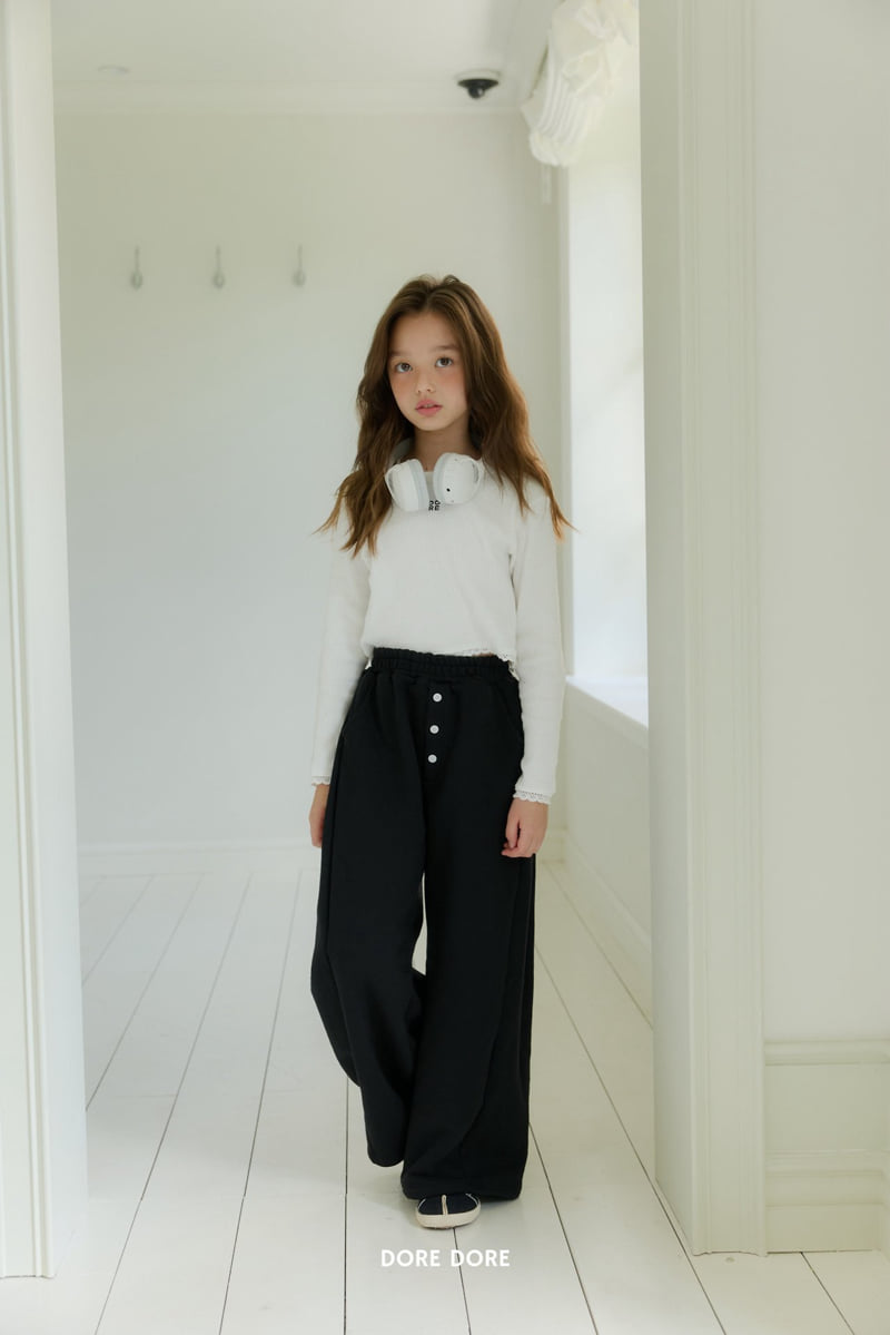 Dore Dore - Korean Children Fashion - #minifashionista - Button Balloon Pants - 9