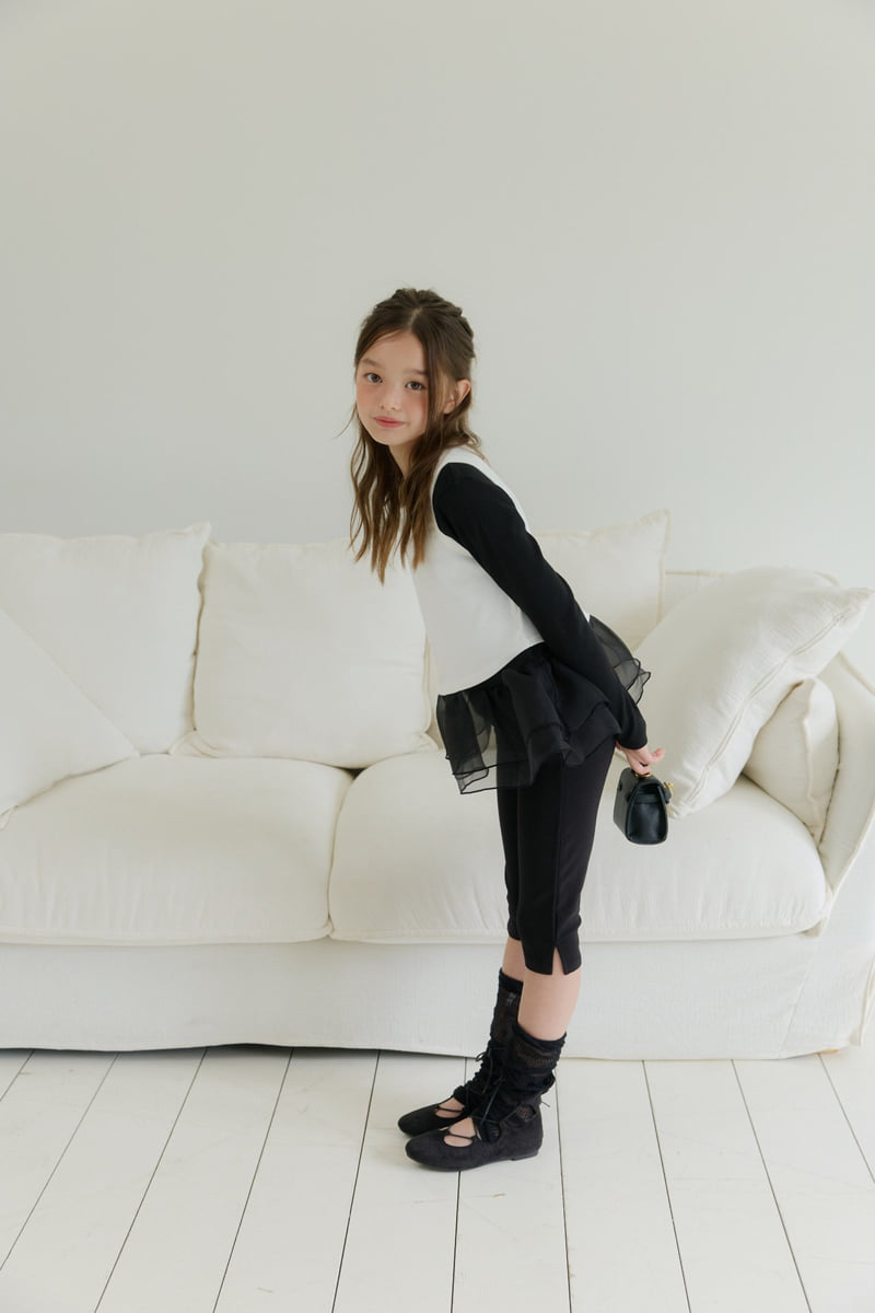 Dore Dore - Korean Children Fashion - #prettylittlegirls - Ripple Sheer Tee - 11