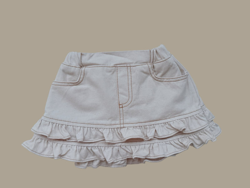 Dore Dore - Korean Children Fashion - #prettylittlegirls - Frill Tiered Skirt Pants - 3