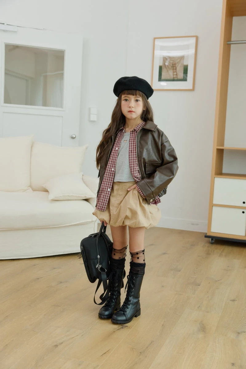 Dore Dore - Korean Children Fashion - #prettylittlegirls - Leather Jacket - 12