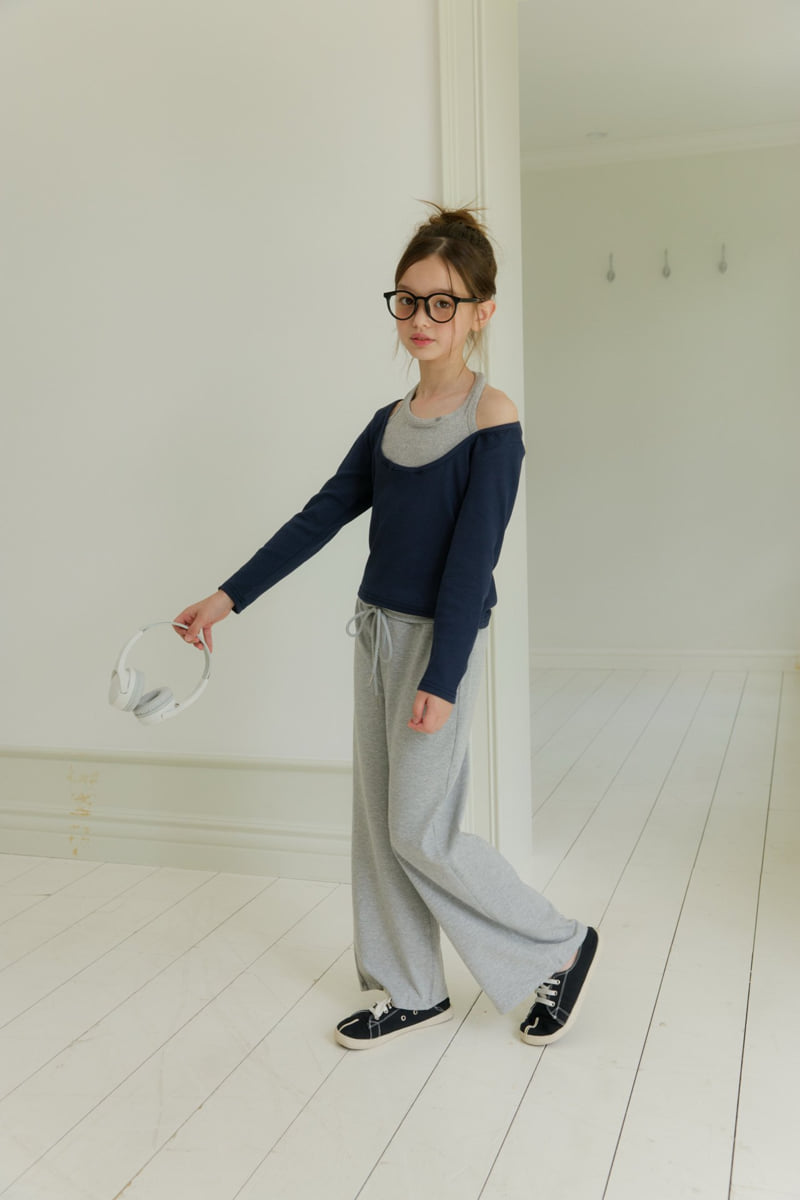 Dore Dore - Korean Children Fashion - #prettylittlegirls - Folding Wide Pants - 11