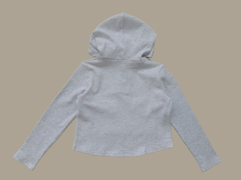 Dore Dore - Korean Children Fashion - #prettylittlegirls - Waffle Hooded Tee - 6
