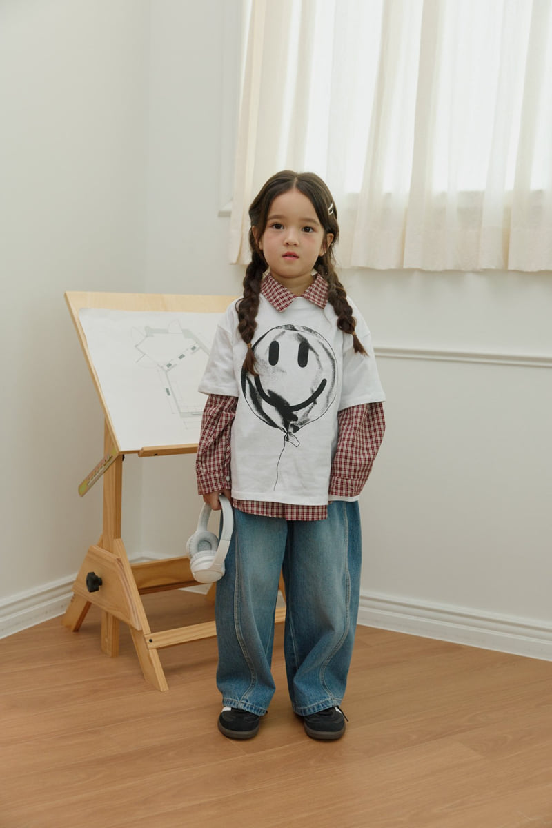 Dore Dore - Korean Children Fashion - #prettylittlegirls - Smile Balloon Half-Sleeve Tee - 11