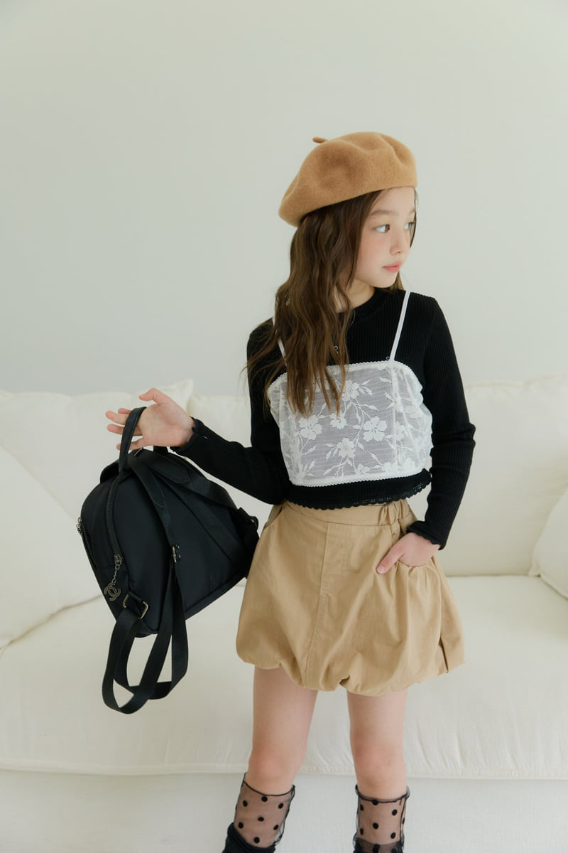 Dore Dore - Korean Children Fashion - #stylishchildhood - Embroidery Layered Tee - 12