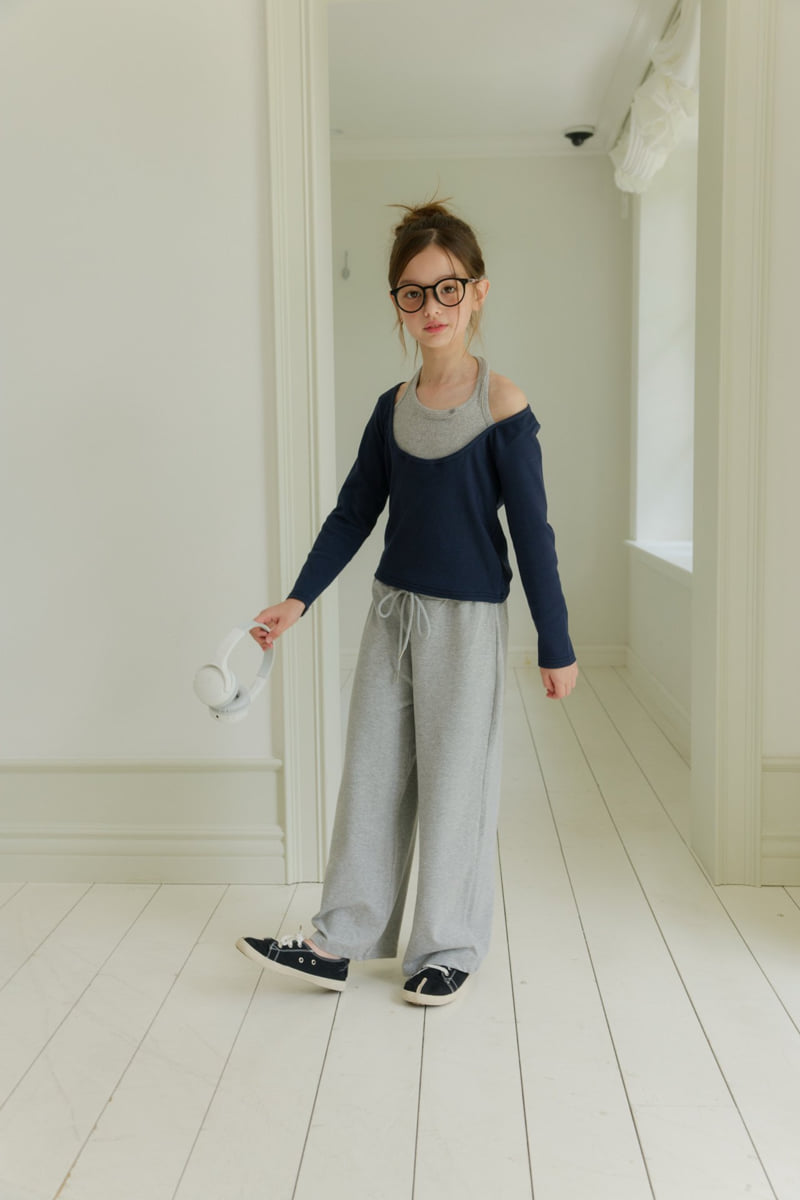 Dore Dore - Korean Children Fashion - #todddlerfashion - Folding Wide Pants - 12