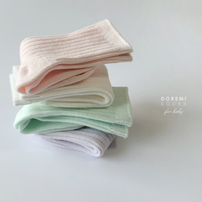 Doremi Socks - Korean Children Fashion - #Kfashion4kids - Sherbet Sock Set - 3