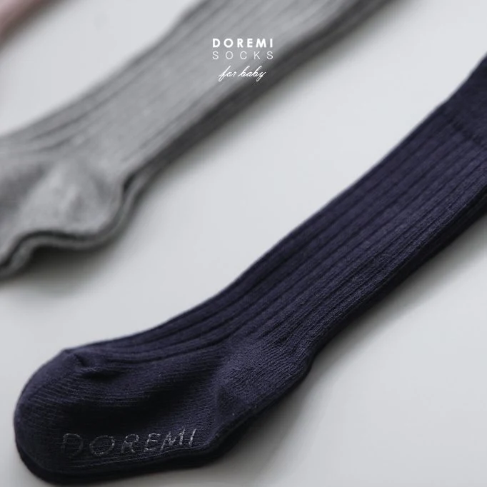 Doremi Socks - Korean Children Fashion - #Kfashion4kids - Ribbed Knee Sock Set - 10
