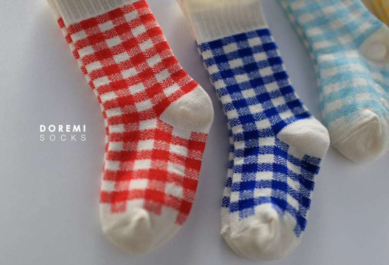 Doremi Socks - Korean Children Fashion - #Kfashion4kids - Cute Check Set - 2