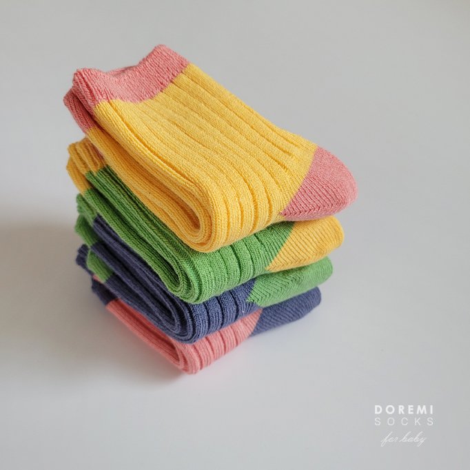Doremi Socks - Korean Children Fashion - #stylishchildhood - Smoothie Sock Set - 4