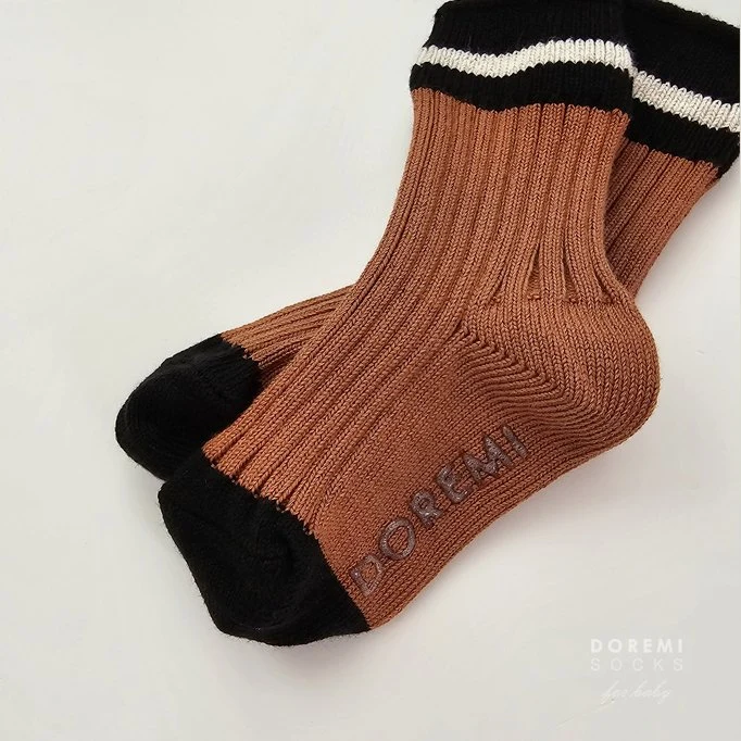 Doremi Socks - Korean Children Fashion - #childofig - Sand Thick Sock Set - 6
