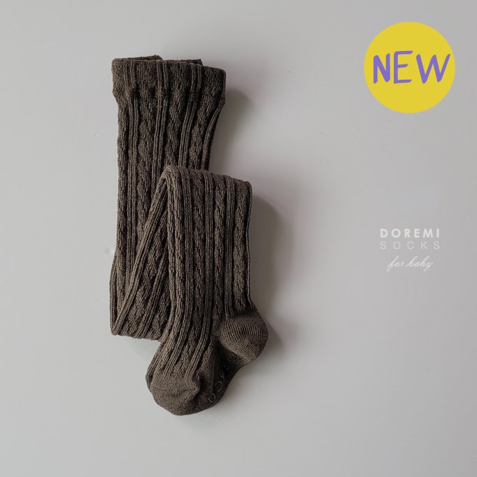 Doremi Socks - Korean Children Fashion - #prettylittlegirls - Cable Tights - 4