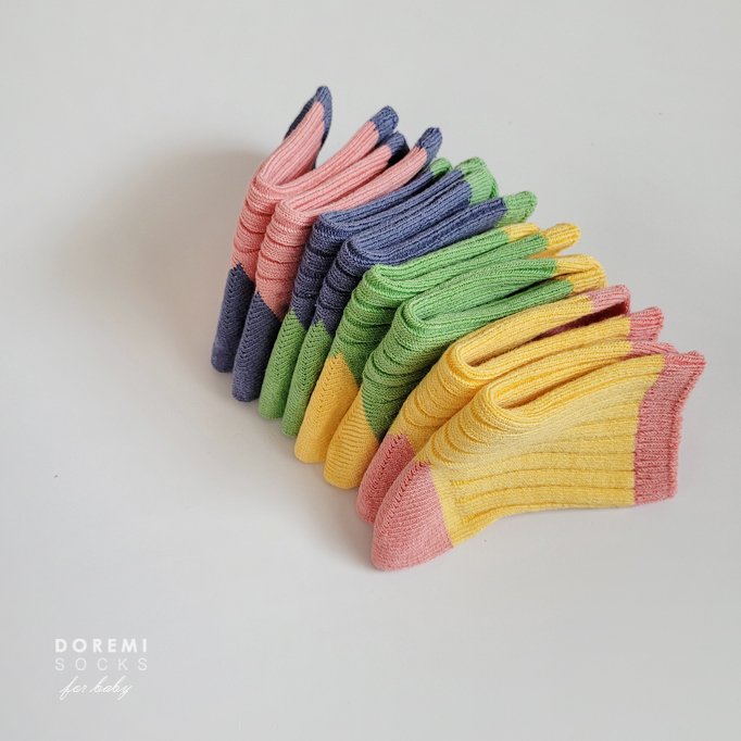Doremi Socks - Korean Children Fashion - #childrensboutique - Smoothie Sock Set - 5