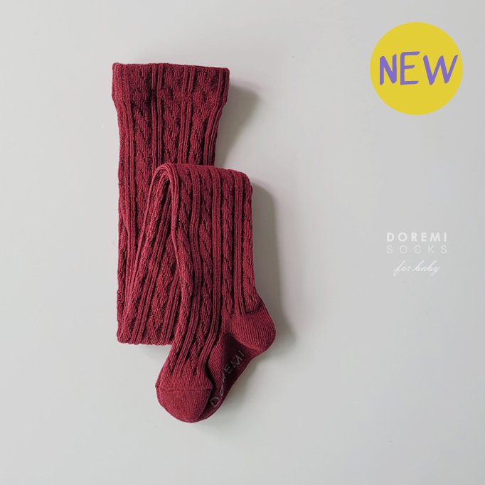Doremi Socks - Korean Children Fashion - #childrensboutique - Cable Tights - 6