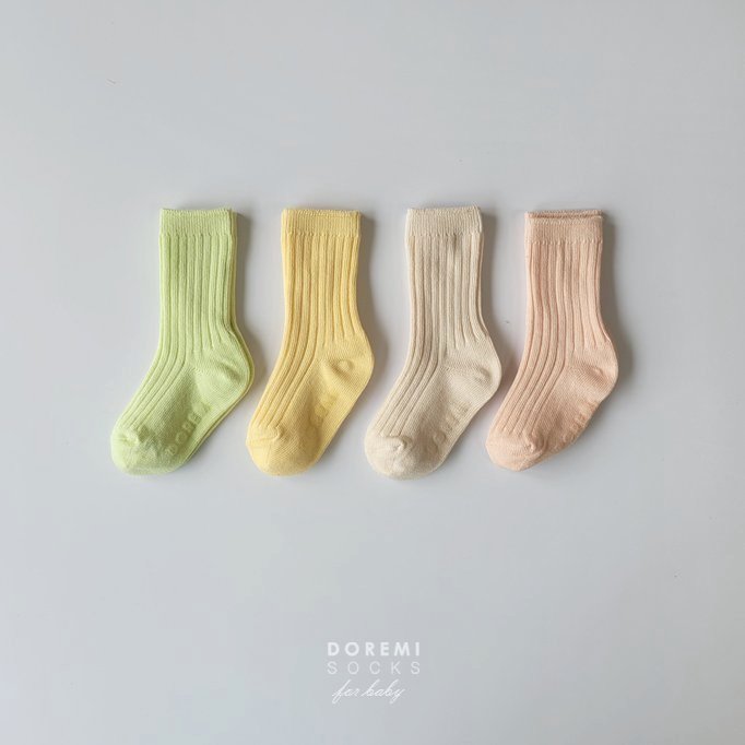 Doremi Socks - Korean Children Fashion - #childrensboutique - Mojito Ribbed Socks
