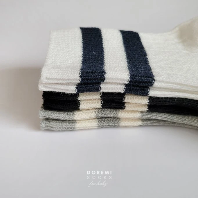 Doremi Socks - Korean Children Fashion - #childrensboutique - Row Row Sock Set - 7