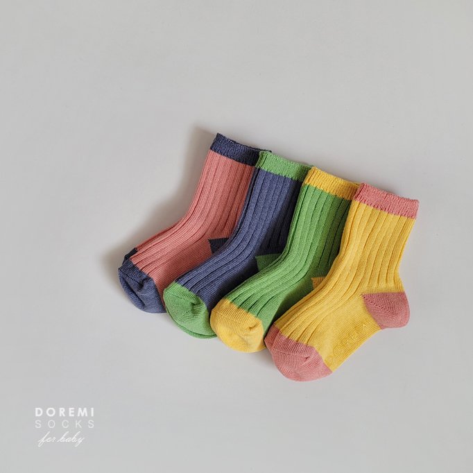 Doremi Socks - Korean Children Fashion - #designkidswear - Smoothie Sock Set - 6