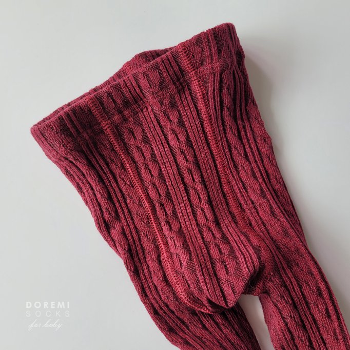 Doremi Socks - Korean Children Fashion - #designkidswear - Cable Tights - 7