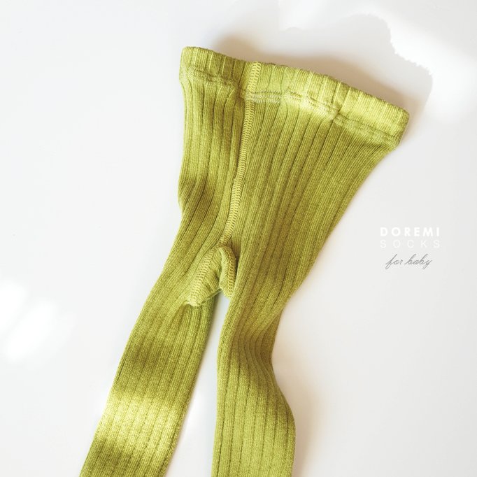 Doremi Socks - Korean Children Fashion - #designkidswear - Ribbed Tights - 5