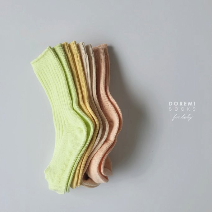 Doremi Socks - Korean Children Fashion - #designkidswear - Mojito Ribbed Socks - 2