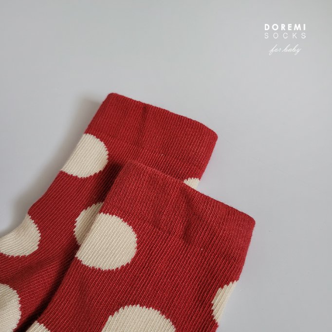 Doremi Socks - Korean Children Fashion - #designkidswear - French Dot Sock Set - 7