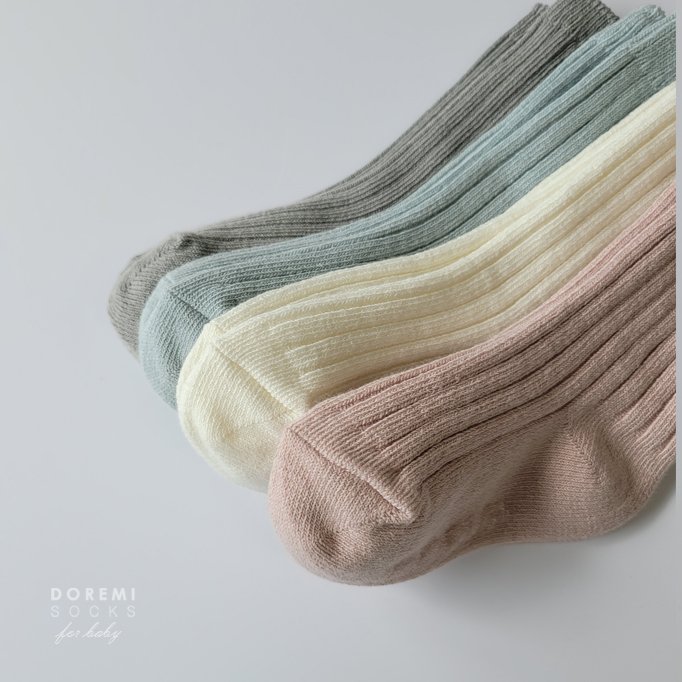 Doremi Socks - Korean Children Fashion - #childrensboutique - Marshmallow Waffle Sock Set - 4
