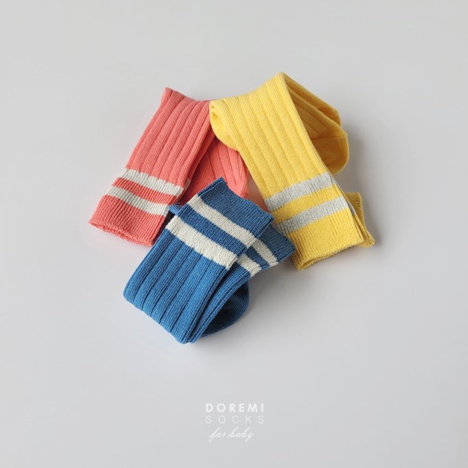 Doremi Socks - Korean Children Fashion - #designkidswear - Lollipop Knee Sock Set - 3