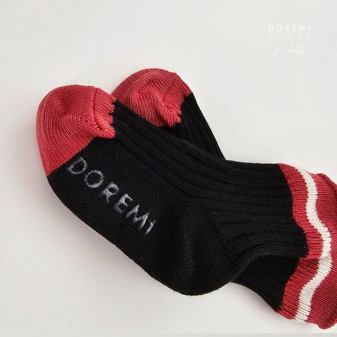 Doremi Socks - Korean Children Fashion - #discoveringself - Sand Thick Sock Set - 9