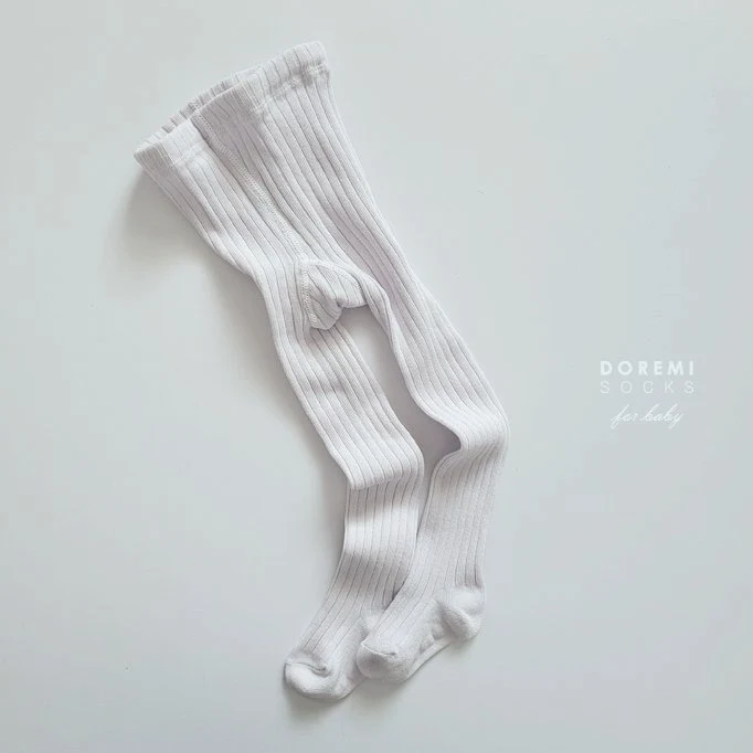 Doremi Socks - Korean Children Fashion - #discoveringself - Ribbed Tights - 6